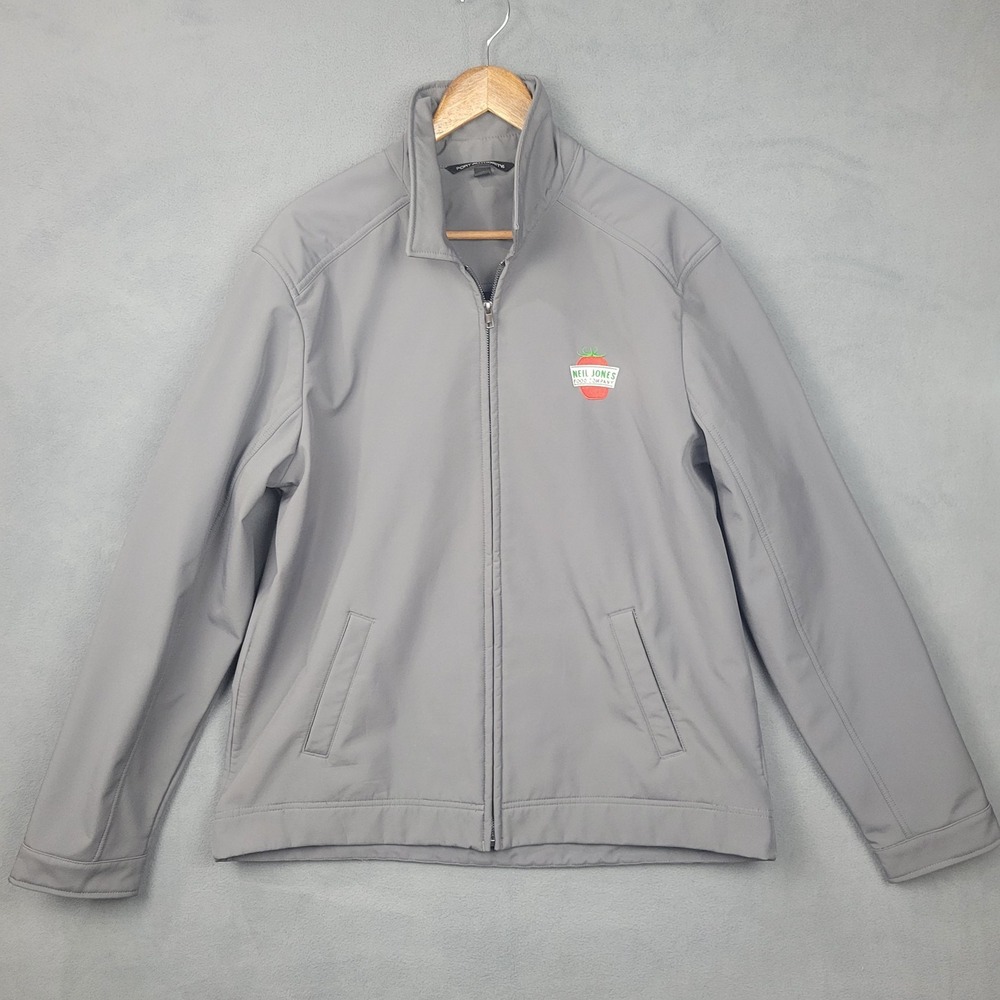 Port Authority Jacket Mens XL Neil Jones Food Company Softshell Zip Embroidered
